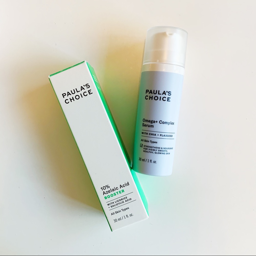 Paula’s Choice Omega+ Serum and Azelaic Booster